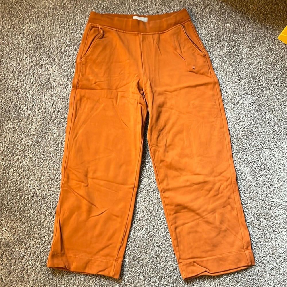 Casual cropped sweat pants